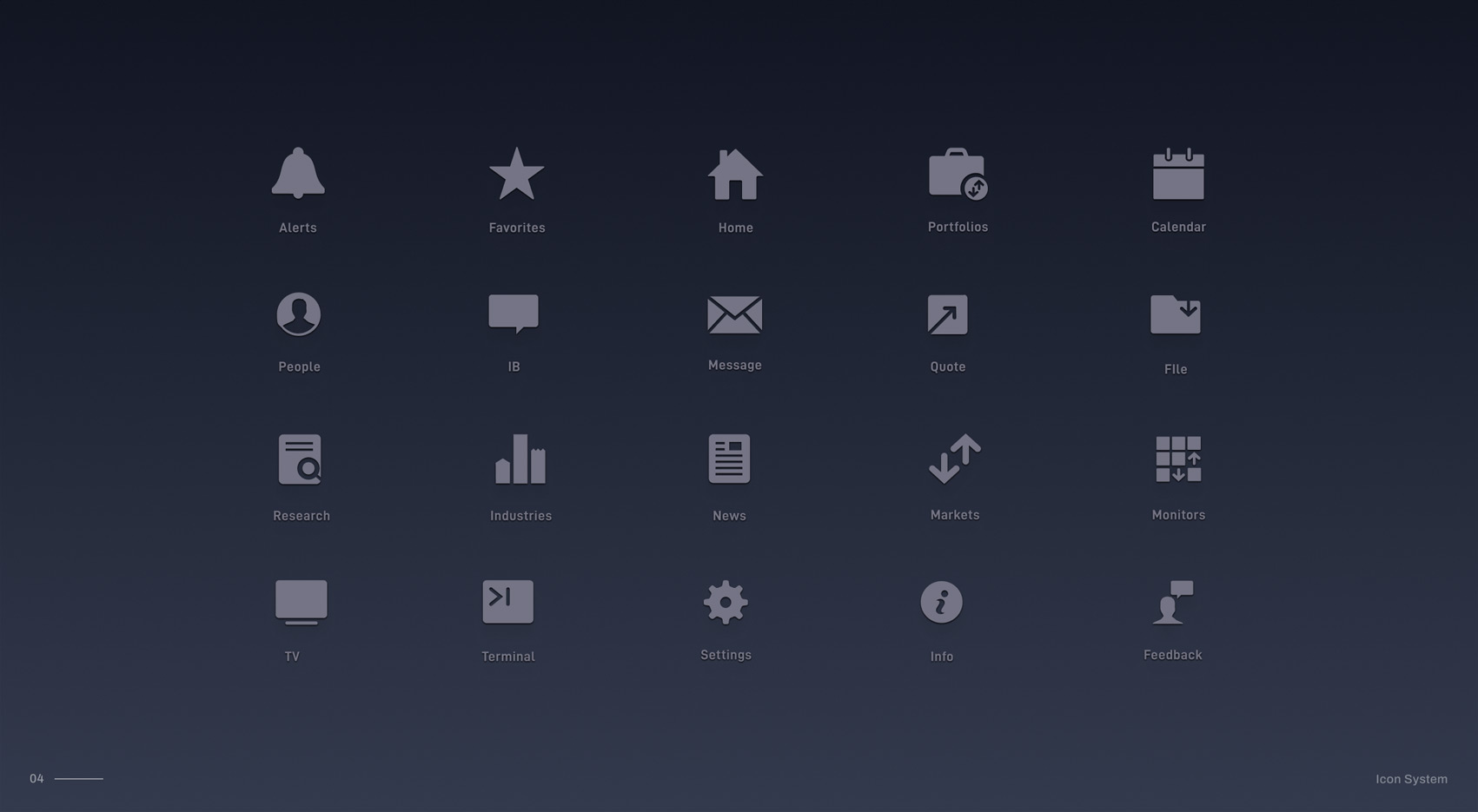 Icon system