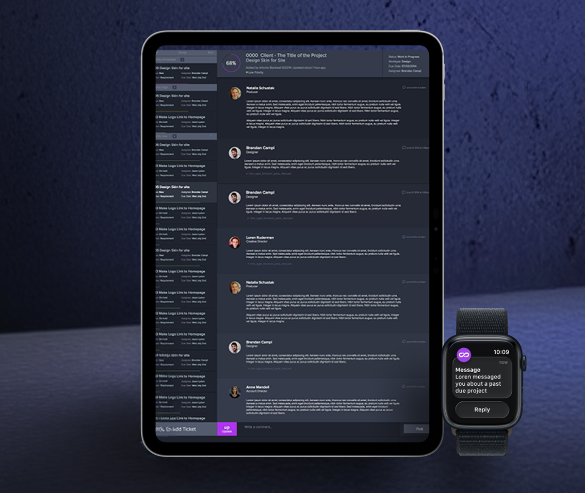 Traphic iPad y Apple Watch